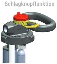 Gloria ABC-Pulver-Feuerlöscher PSE 6 GA, Schlagkopf, ÖNORM EN 3, Löschpulver 6 kg