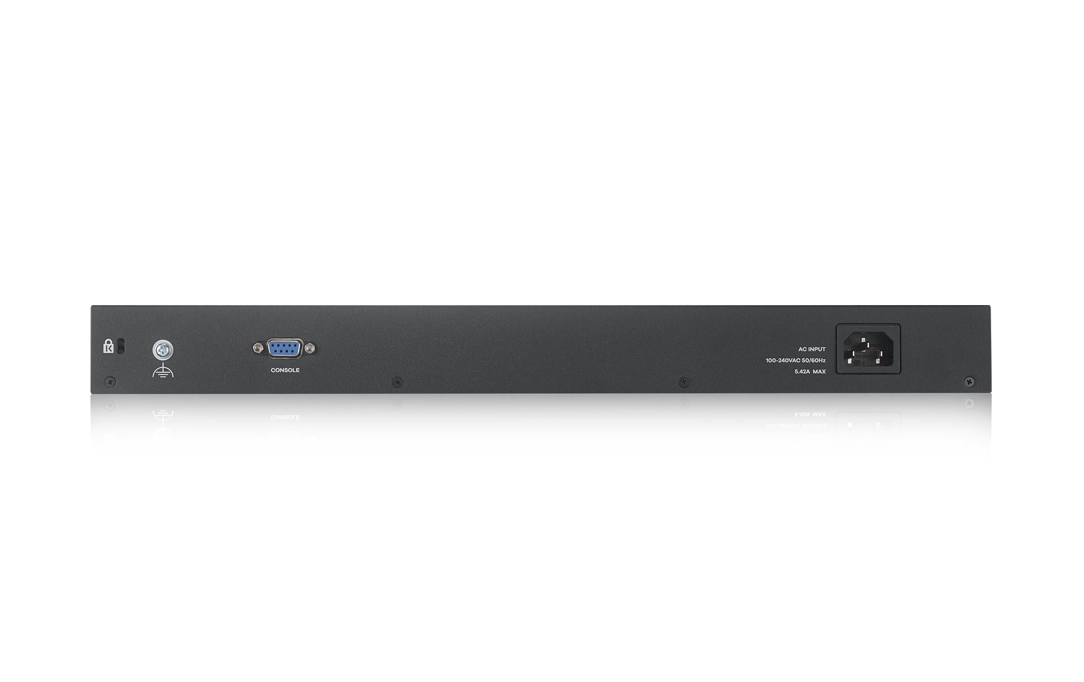 PoE+ Switch GS2220-50HP 50 Port<br>50-Port-GbE-Switch, Layer 2 managed, 44x GbE PoE 802.3at RJ-45 Ports, 4x GbE Combo-Port, 2x SFP Ports