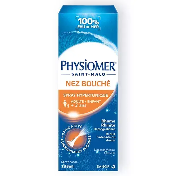 Physiomer Hipertônico para Nariz Entupido 135ml