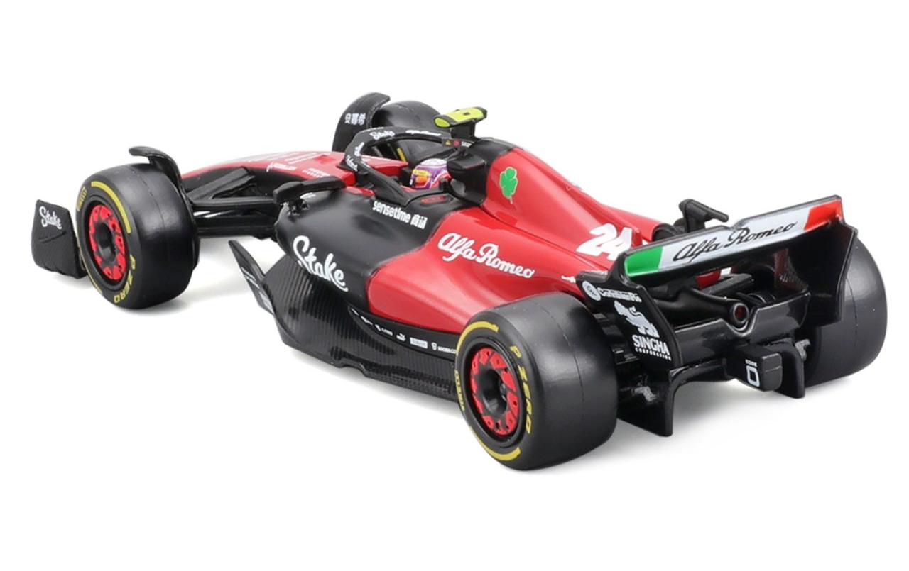 Alfa Romeo F1 Team Stake C43 Zhou 2023 1:43Sammlermodell im Massstab 1:43