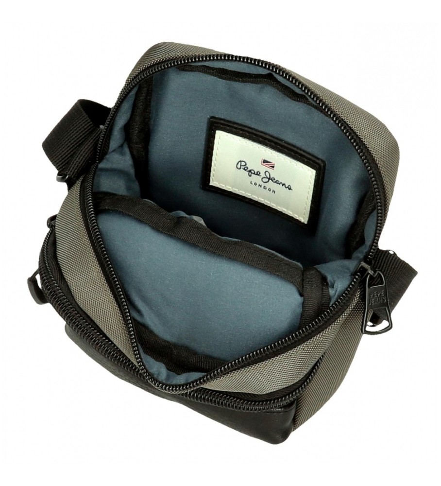 Bolsa de ombro pequena verde Leighton da Pepe Jeans