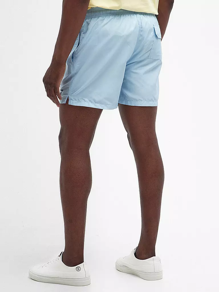 BARBOUR Badeshorts STAPLE hellblau