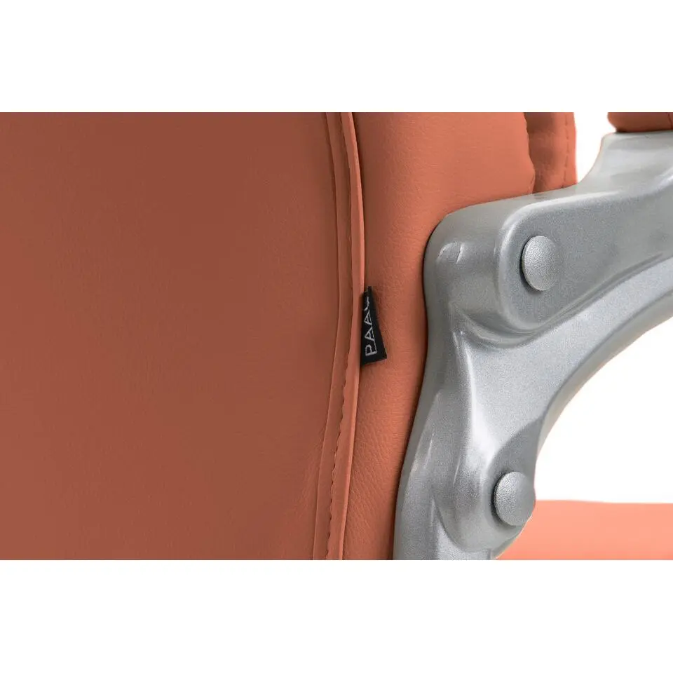 CLP Bureaustoel Texas V2 grijs Frame - Kunstleer - licht bruin