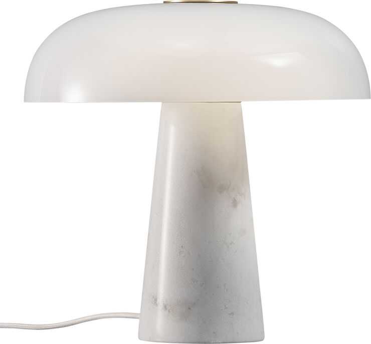DTFP Glossy Table Lamp Opal white