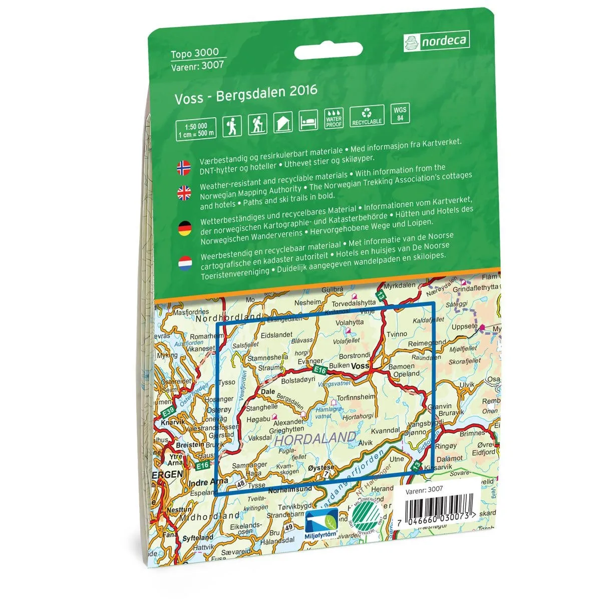 Nordeca Topo 3000 1:50 000 Topo 3000