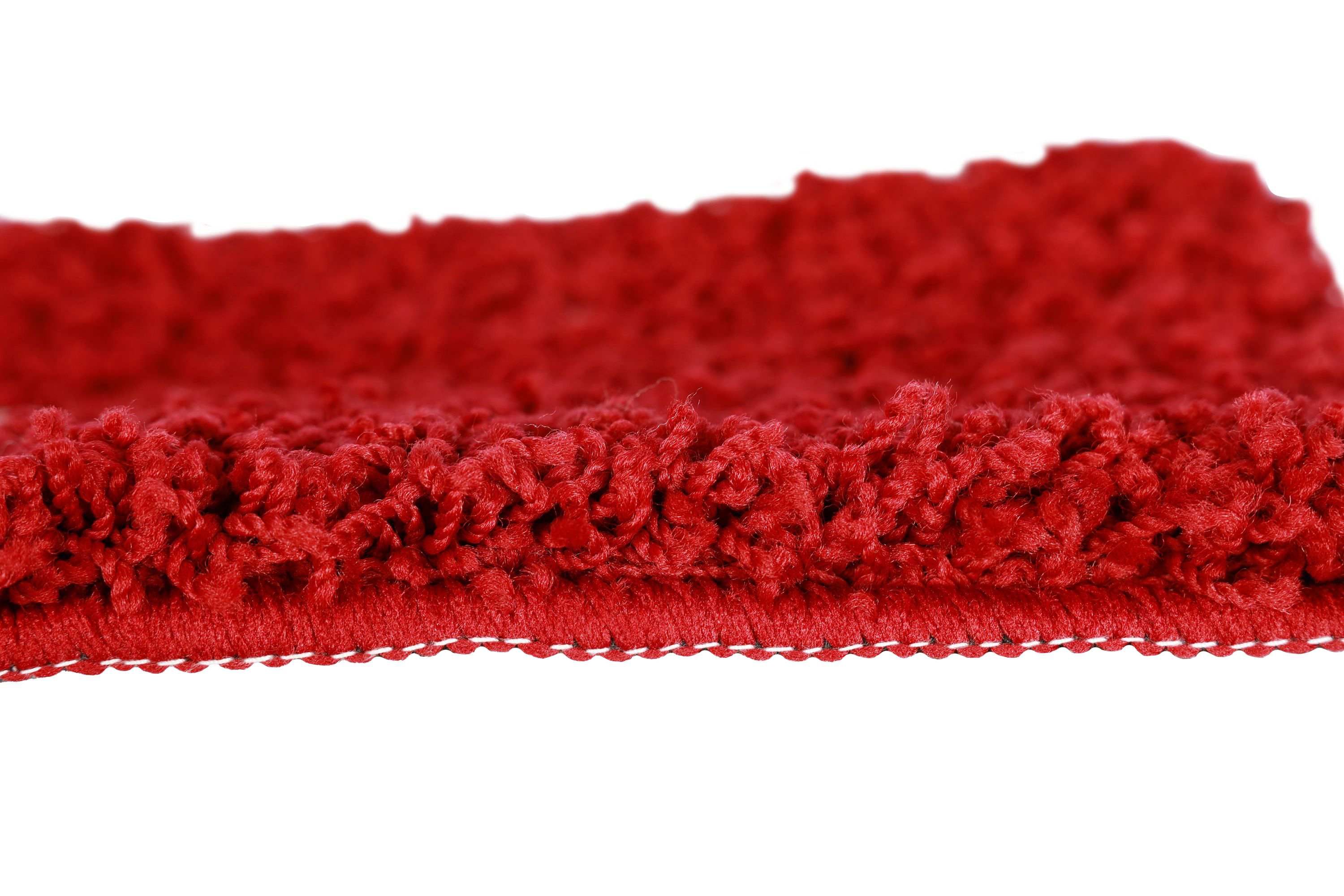 Hochflor Teppich 160 x 230 cm rot