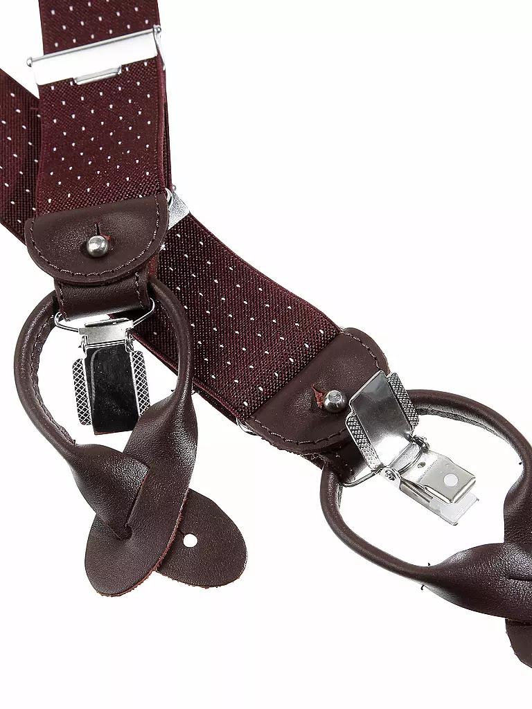 PROFUOMO Hosenträger rot