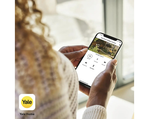 Yale camera buitenunit binnenunit Wi-Fi draadloos Smart Home ingeschakeld
