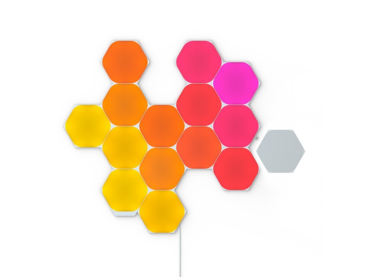 Nanoleaf - Shapes - Hexagons Starter Kit - 15 Panels
