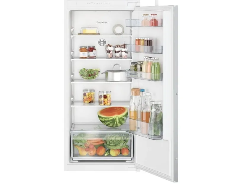 Bosch Serie | 2 KIR41NSE0 - Køleskab - til indbygning - niche - bredde: 56 cm - dybde: 55 cm - højde: 122.5 cm - 204 liter - Klasse E