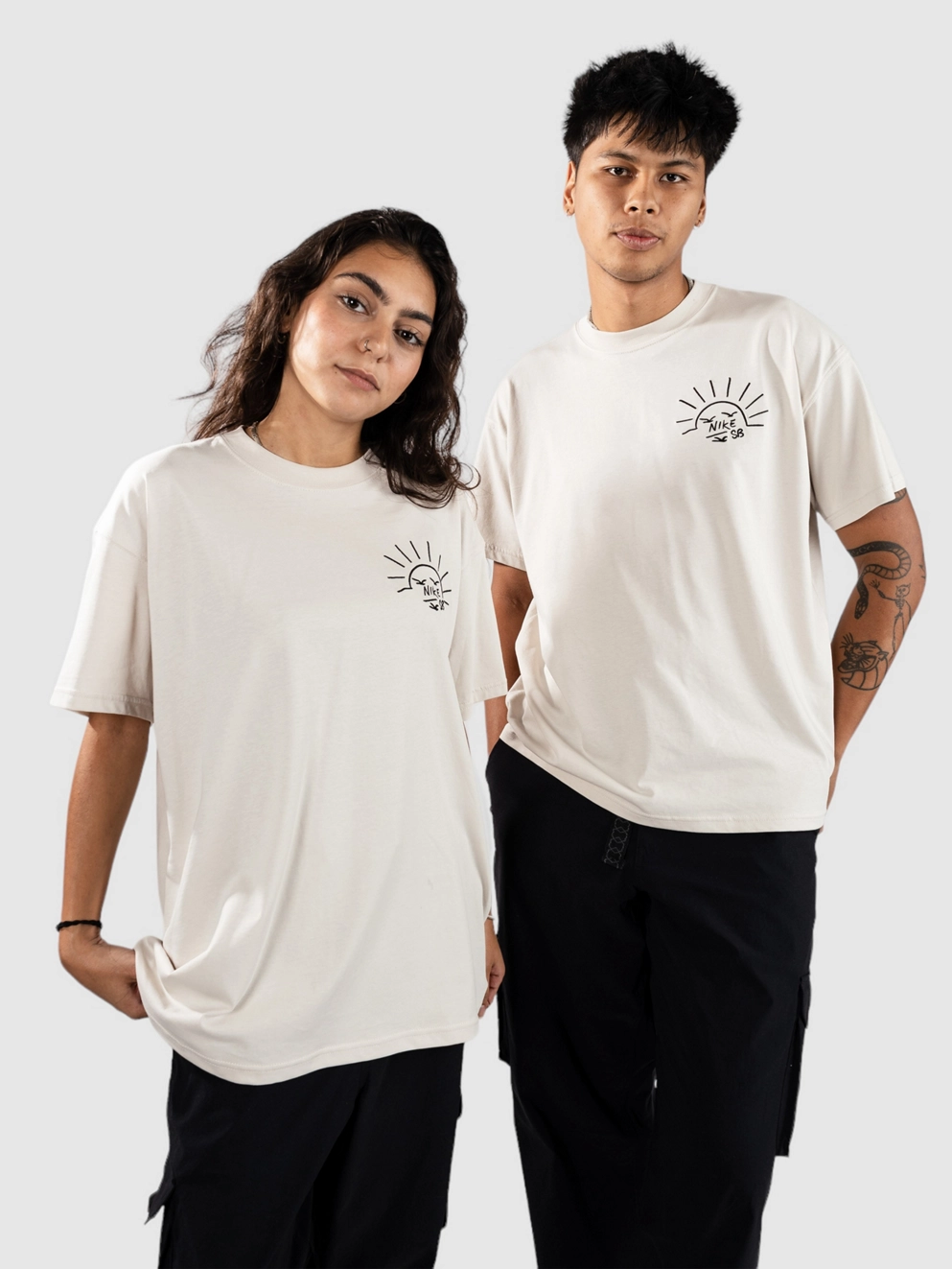 Nike Sb M90 Train Moniker T-Shirt lt orewood brn