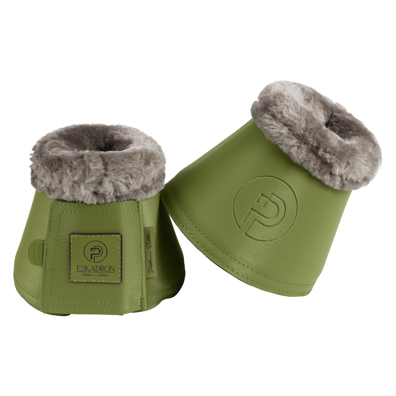 ESKADRON Platinum Sprungglocken Softlate Faux Fur  - moss green
