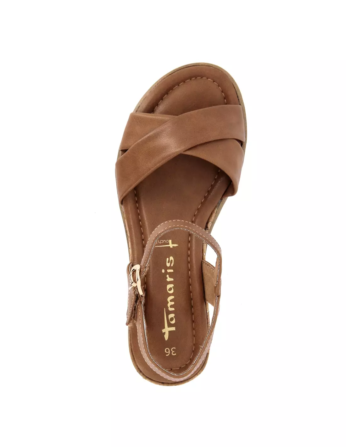 TAMARIS 28106-42 - Sandales & nu-pieds Cognac