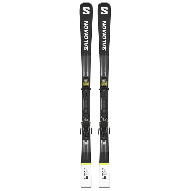 S/MAX 8 (and M11)  Pisten-Ski-Set, Unisex Black/White/AcidGreen