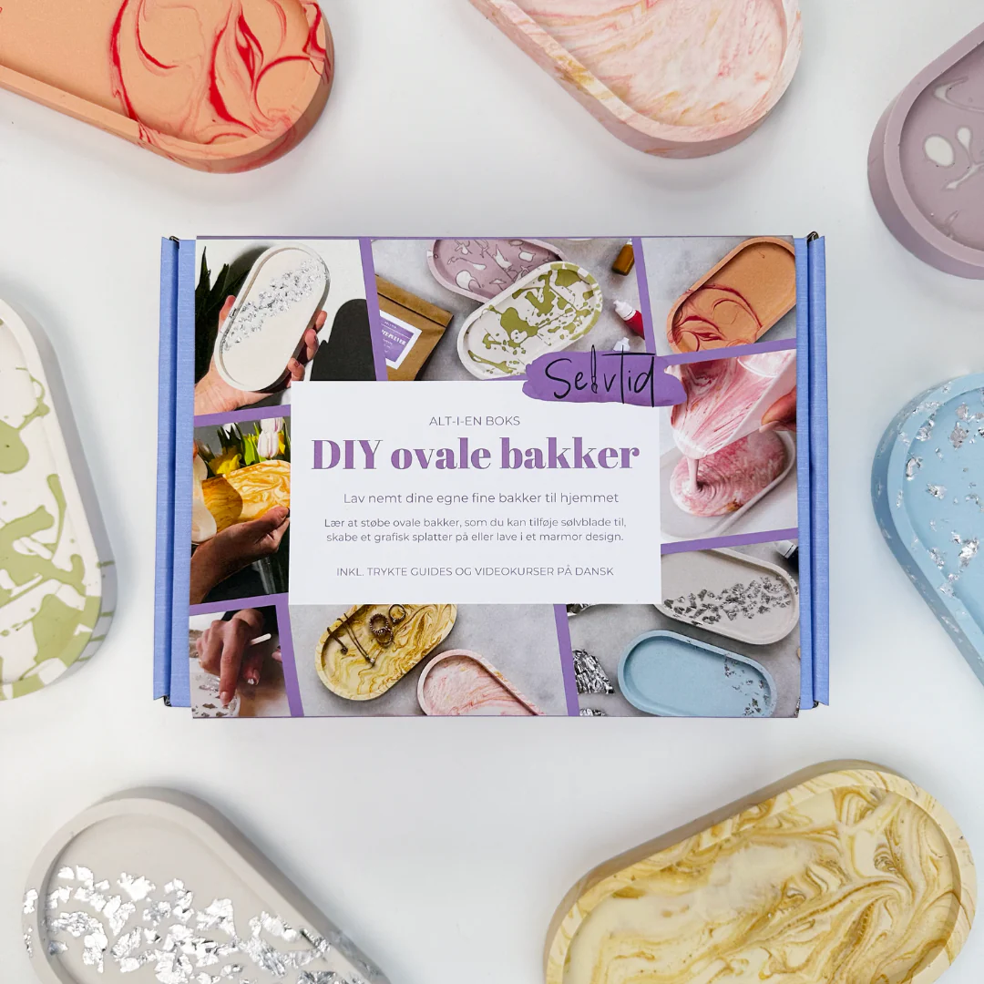 Selvtid  DIY ovale bakker støbekit