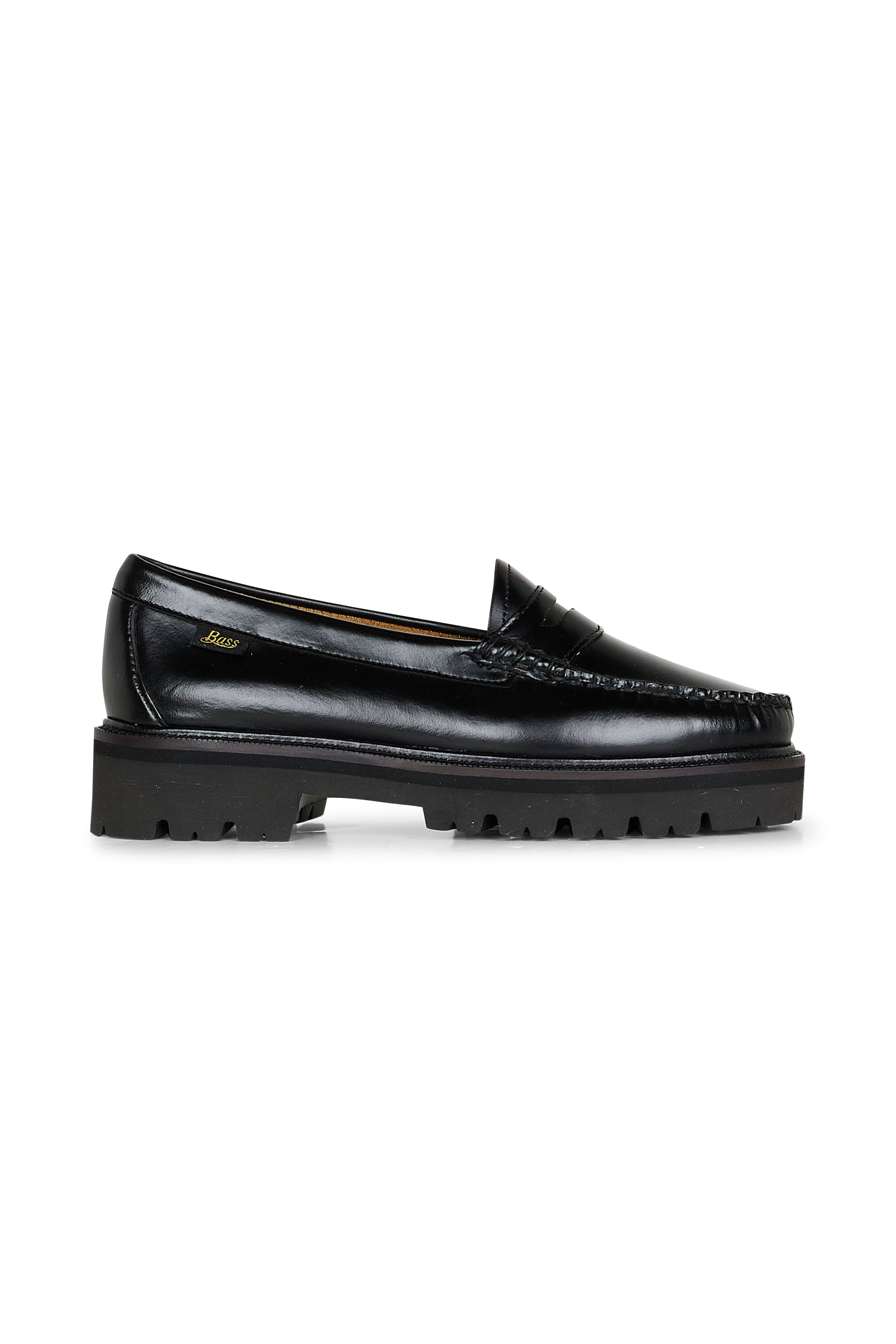 G.H. BASS & CO. Mocassins WEEJUN SUPERLUG PENNY LTHR Noir