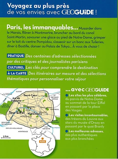 GALLIMARD - GEOGUIDE PARIS LES IMMANQUABLES
