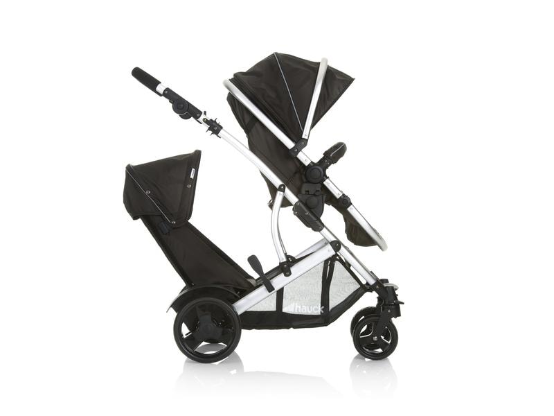 Hauck Geschwisterwagen Duett 2 Black Geschwisterwagen Duett 2, Schwarz