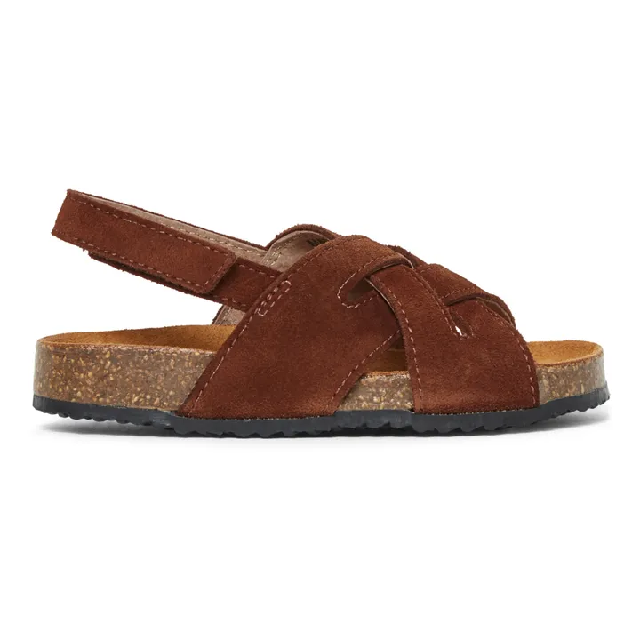 Pèpè Sandales Tressées Suede - Two Con Me | Marron