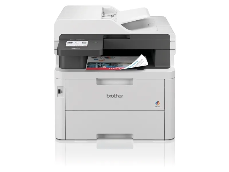 Brother MFC-L3760CDW - Multifunktionsprinter - farve - LED - A4/Legal (medie) - op til 26 spm (kopiering) - op til 26 spm (udskriver) - 250 ark - 33.6 Kbps - USB 2.0, USB vært, Gigabit LAN, Wi-Fi(n)