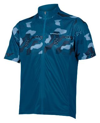 Maillot Manches Courtes Hummvee Ray Bleu Myrtille