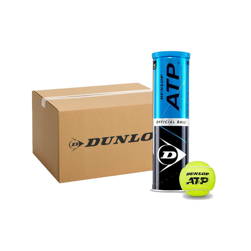 Carton Dunlop ATP 18 tubes 4 balles