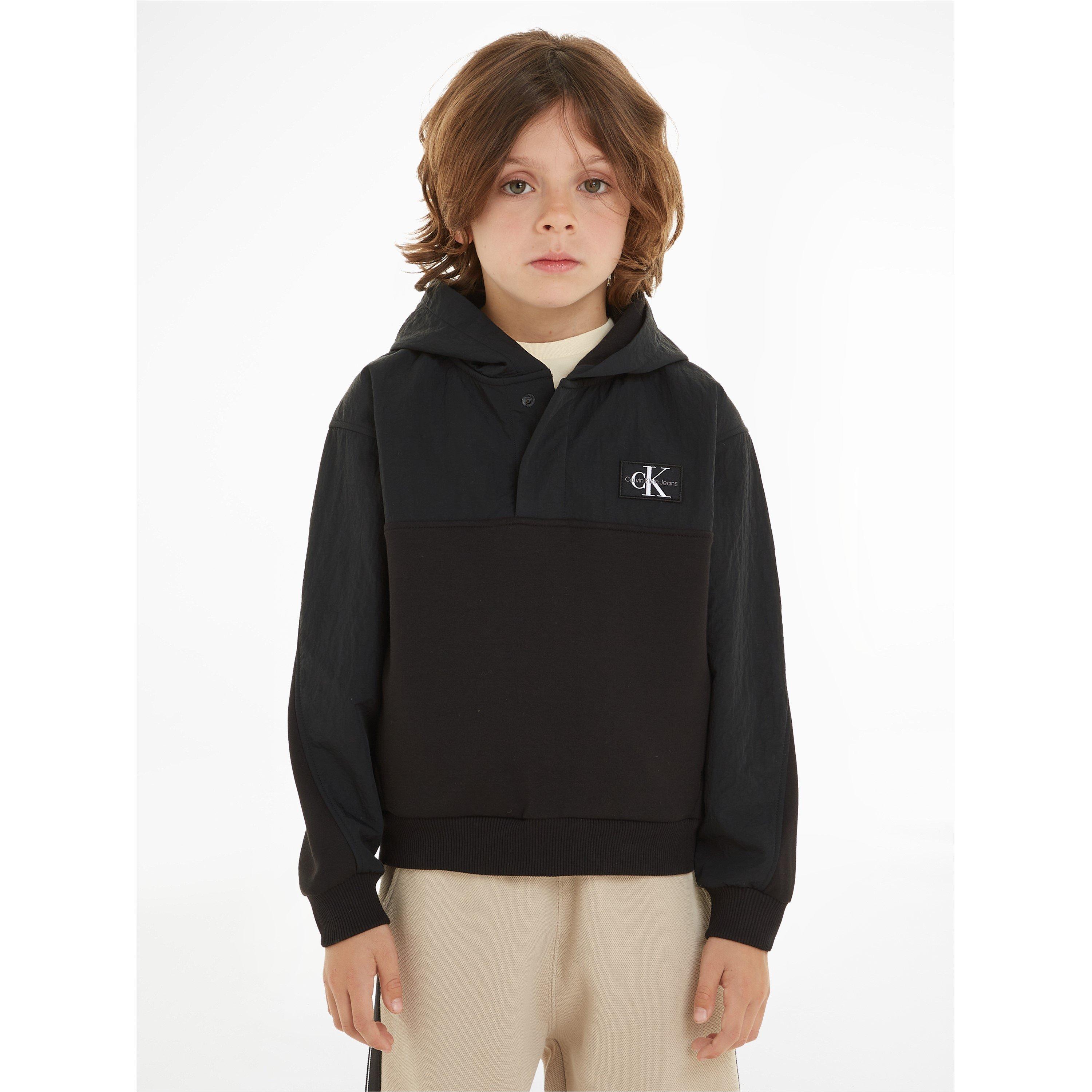 Calvin Klein Jeans MIX MEDIA MONOCHROME HOODIE