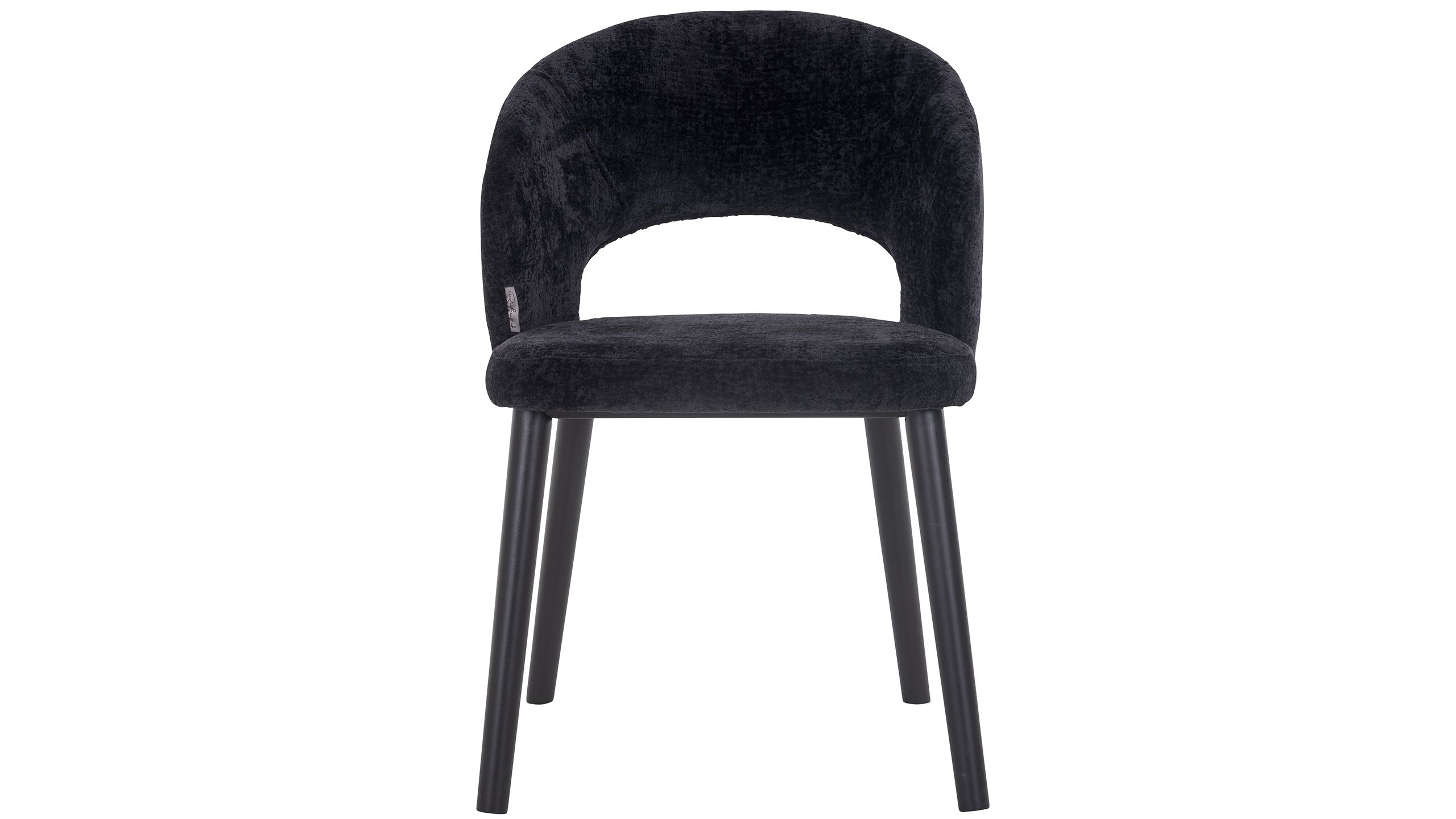 Eetkamerstoel 211067 Black Chenille Savoy B54 x D50 x H82 cm