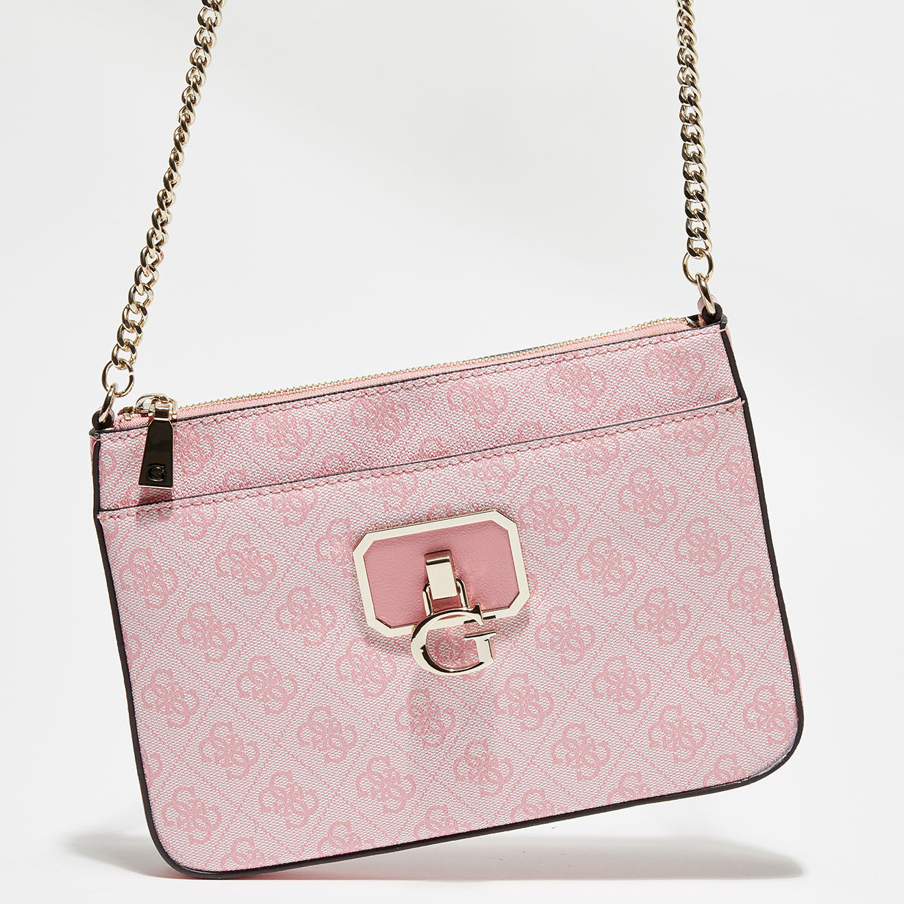 Guess Sac bandoulière Amelia rose clair - 25x17x3 cm
