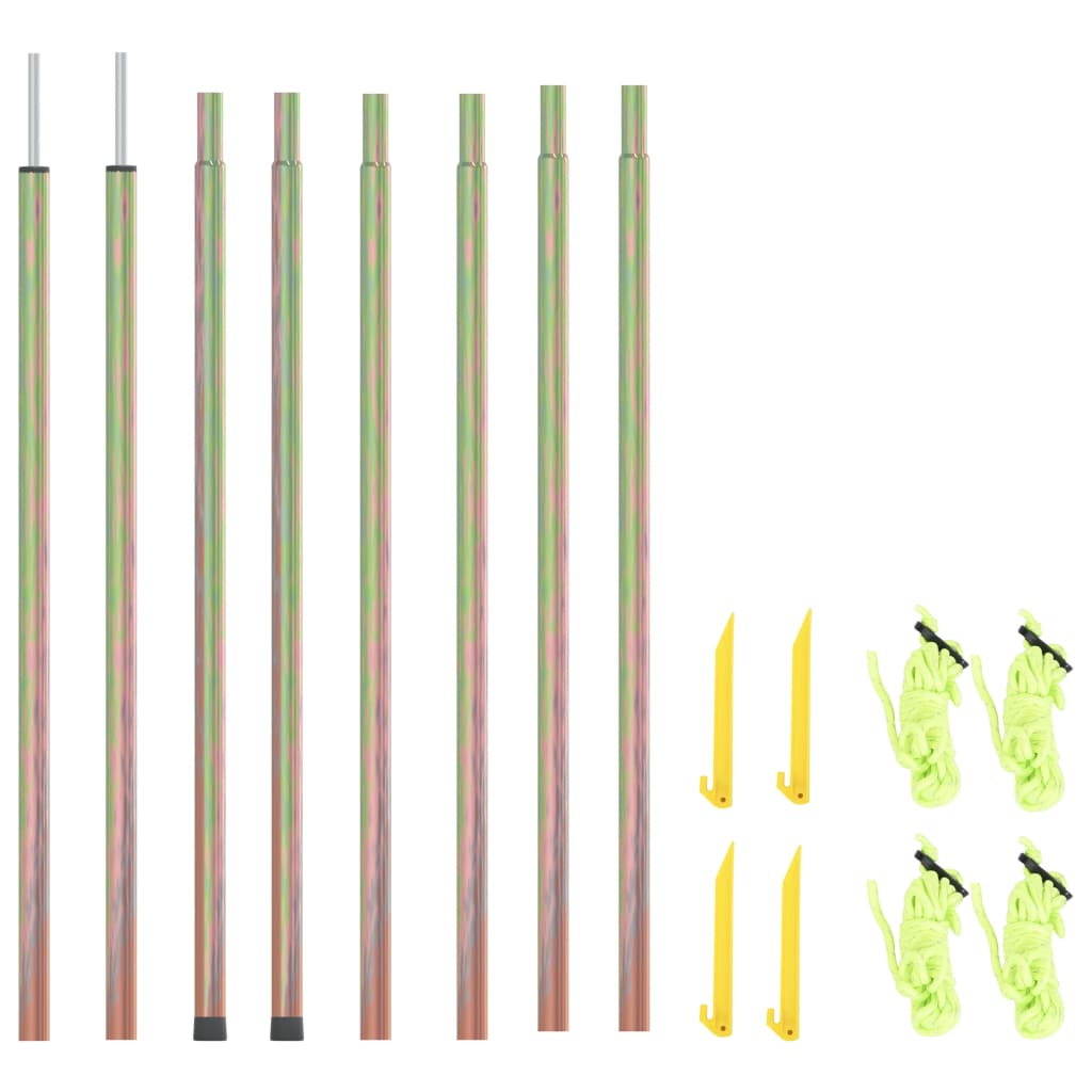 Vidaxl 200cm 2 Peças Mastro para Vela de Sombra
