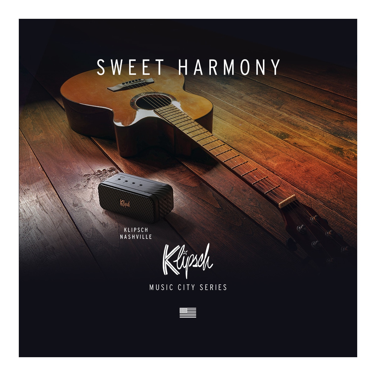 Klipsch Nashville bærbar høyttaler (sort)