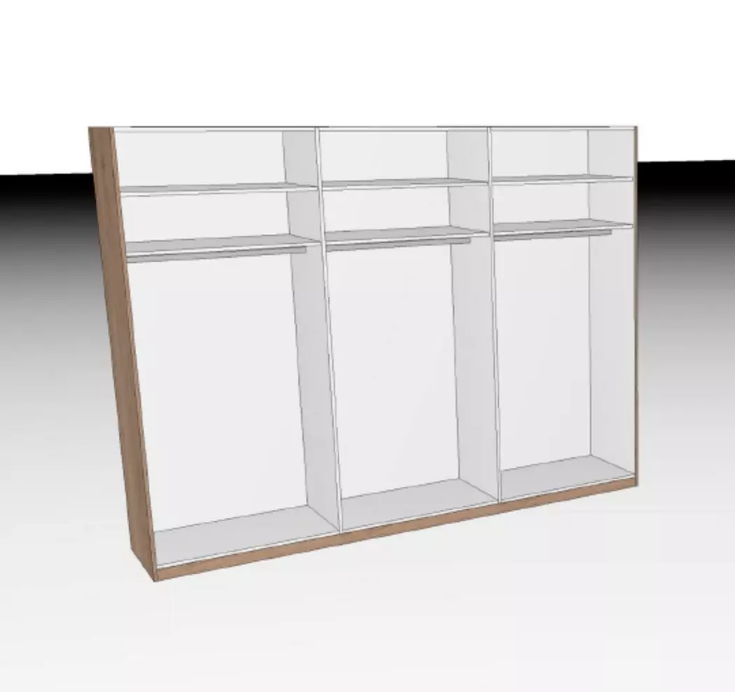 Kleiderschrank Madiva 300 x 230 cm