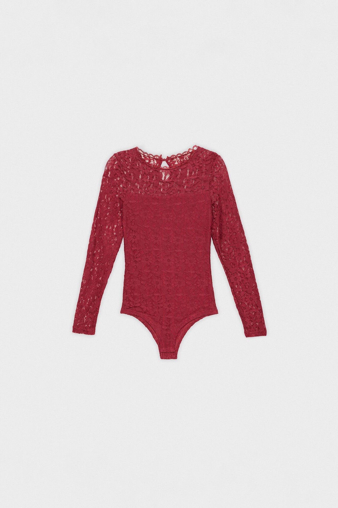 Body de renda para lingerie