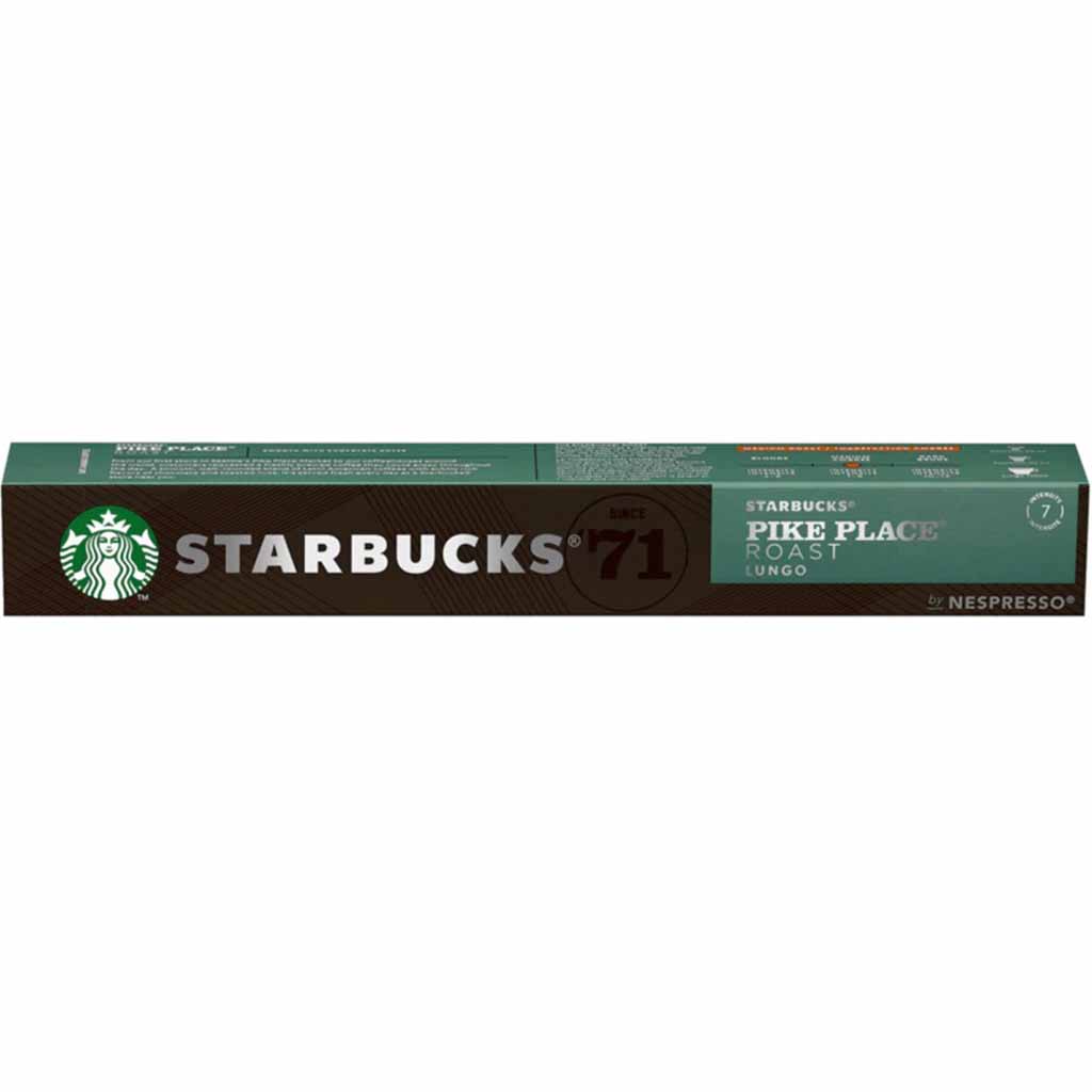 Starbucks NESPRESSO Pike Place Roast Lungo 10Tassen 53g MHD:1.12.26