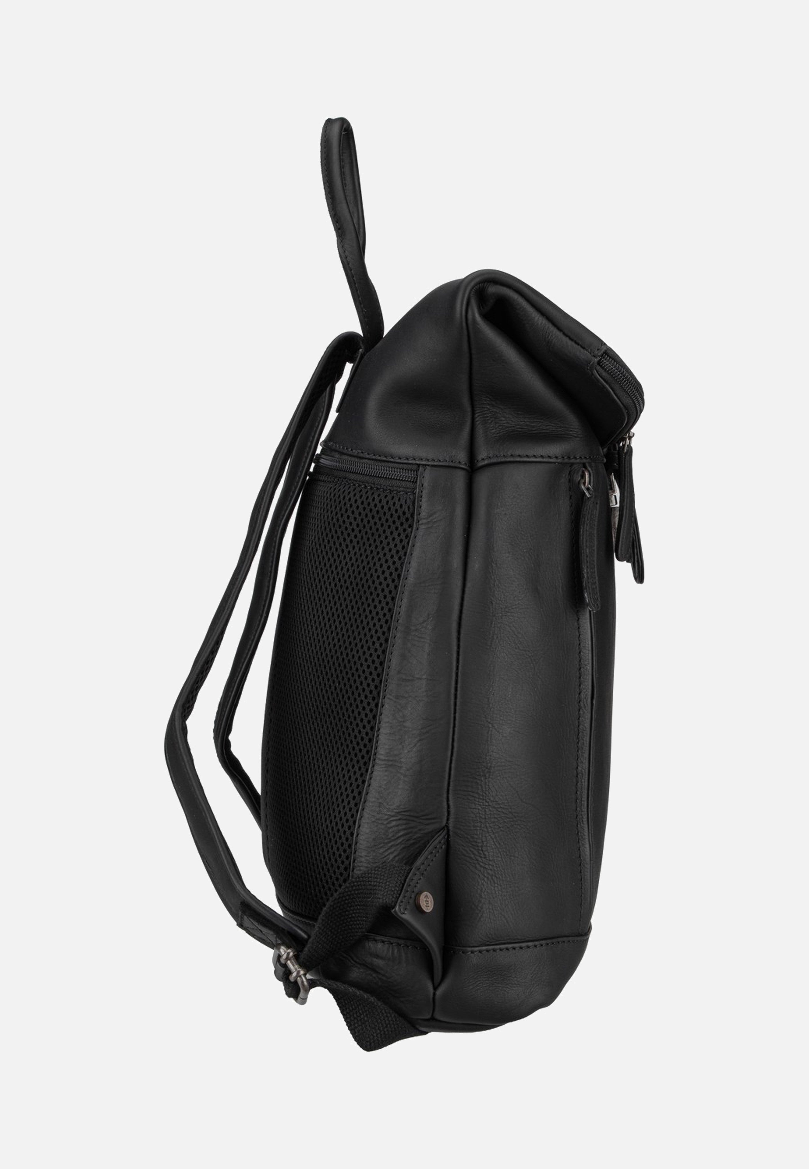 Larsson 0338 Black - Rolltop Rucksack