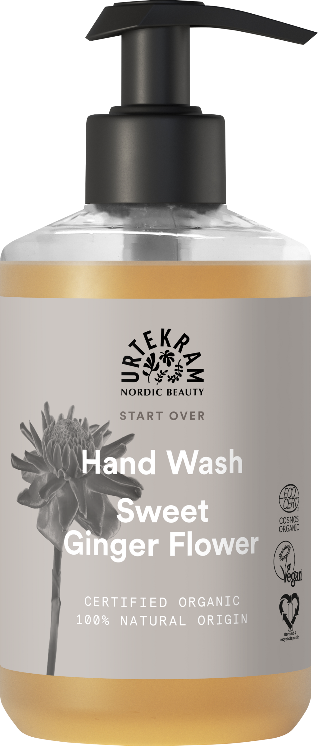 URTEKRAM  Sweet Ginger Flower Hand Wash, 300 ml
