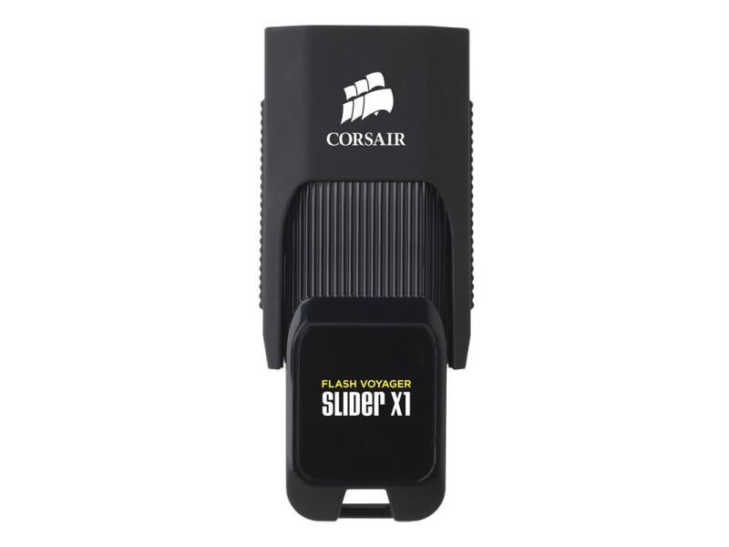 Corsair USB-Stick Flash Voyager Slider X1 USB 3.0 256 GB USB-Stick mit 256 GB Speicherkapazität und 130 MB/s Lesegeschwindigkeit