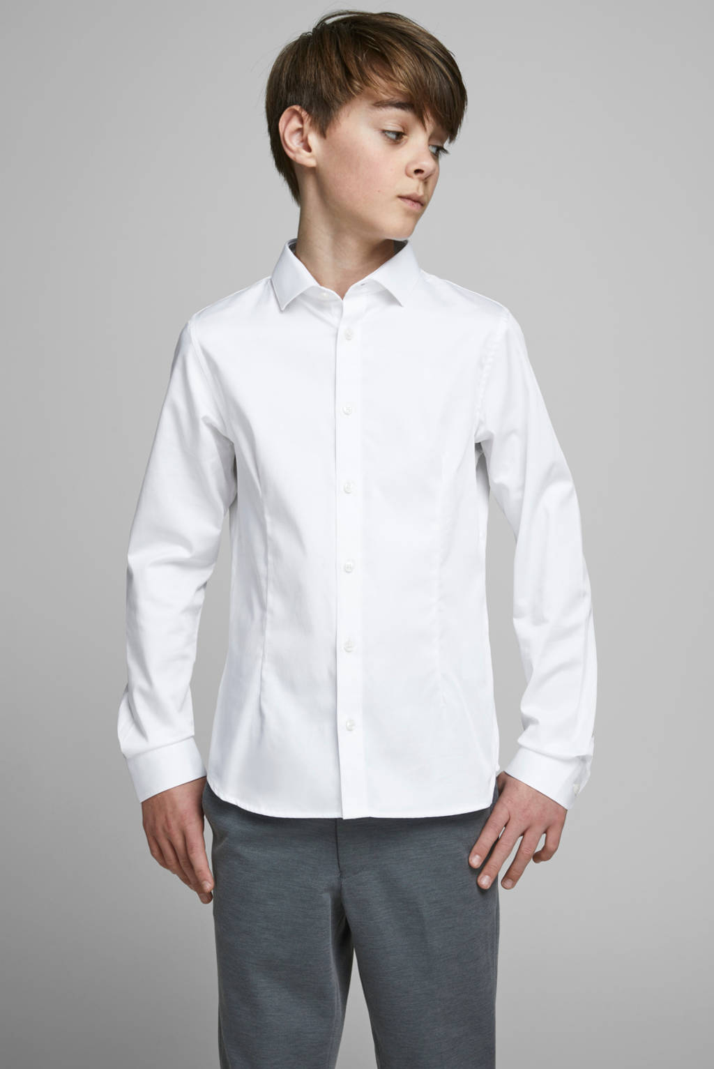 JACK & JONES overhemd JPRPARMA wit