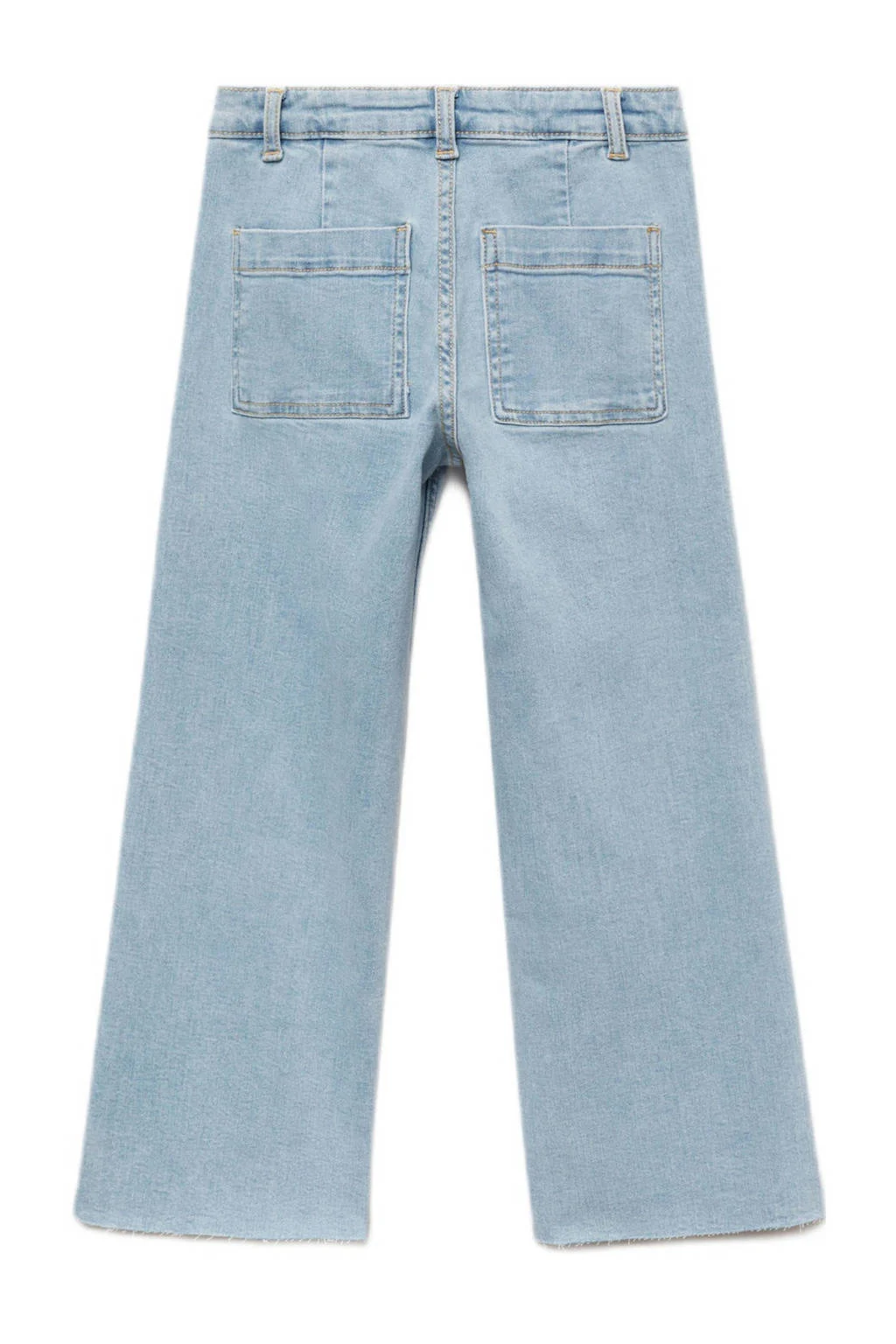 Mango Kids broek light blue denim