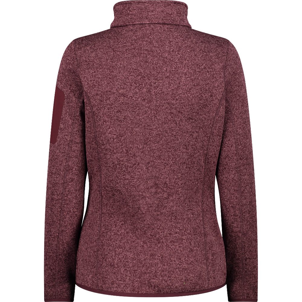 CMP Knit-Tech Fleecejacke Damen burgundy
