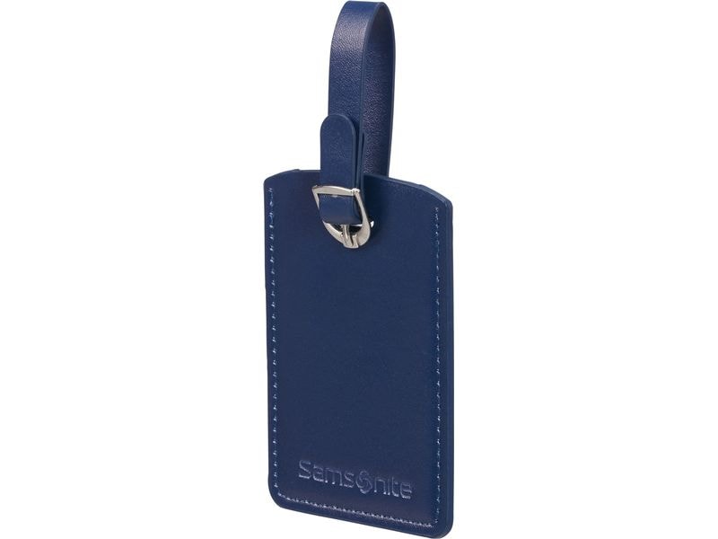 Samsonite G.T. Rectangle Luggage Tag 2 Stück, Dunkelblau Gepäckanhänger