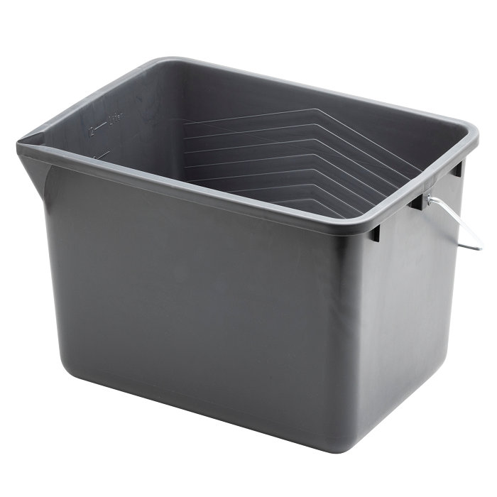 Malerspand 12 liter med hældetud 25 cm - Luxi