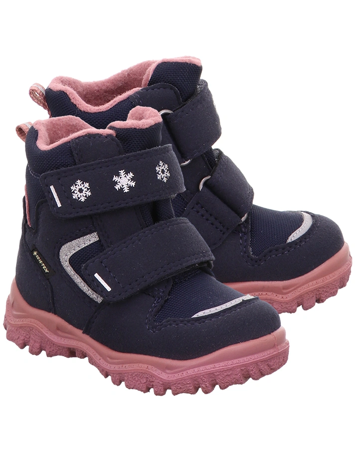 Klett-Boots HUSKY 1 gefüttert in blau/rosa