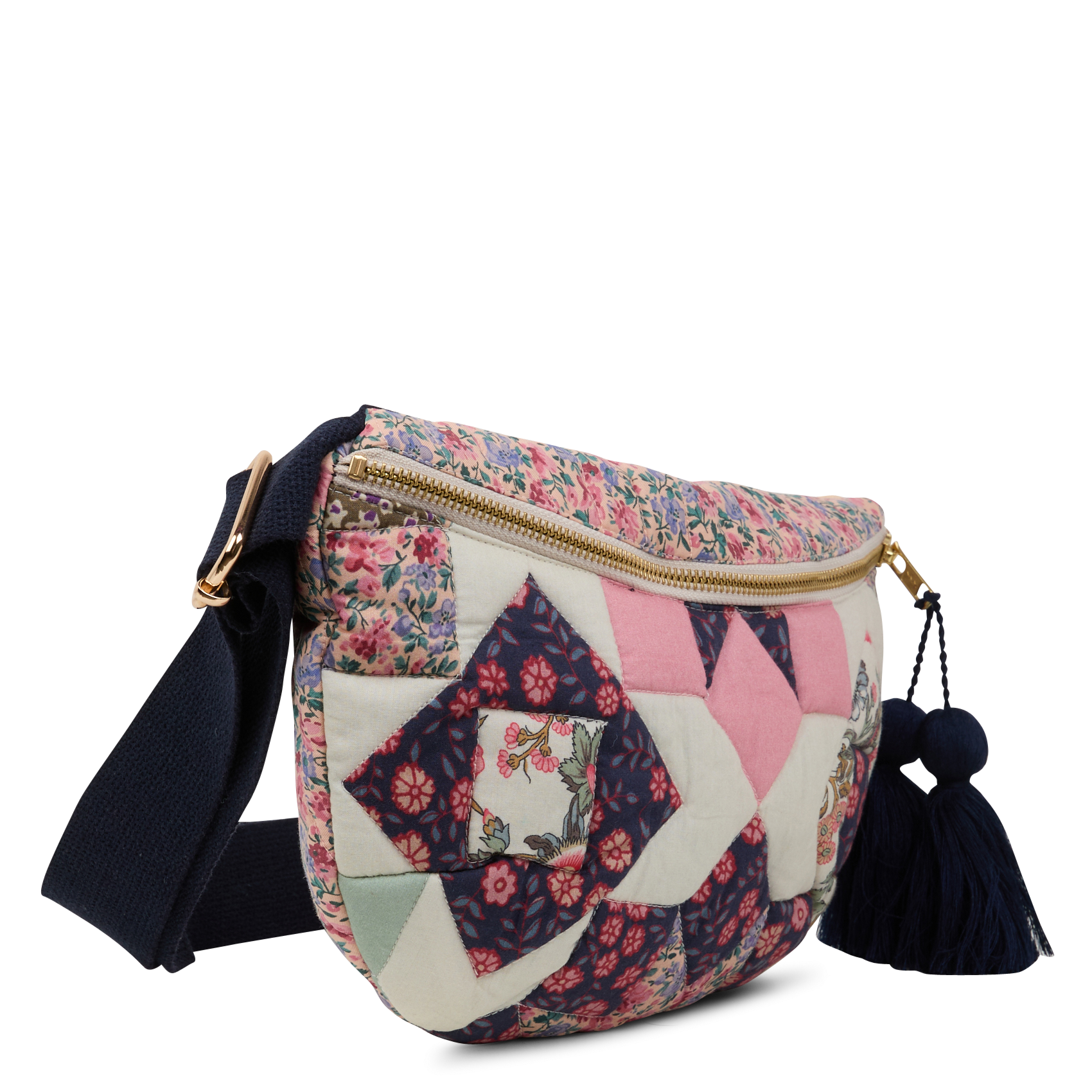 GABY - Sac banane imprimé en coton | Multicolore