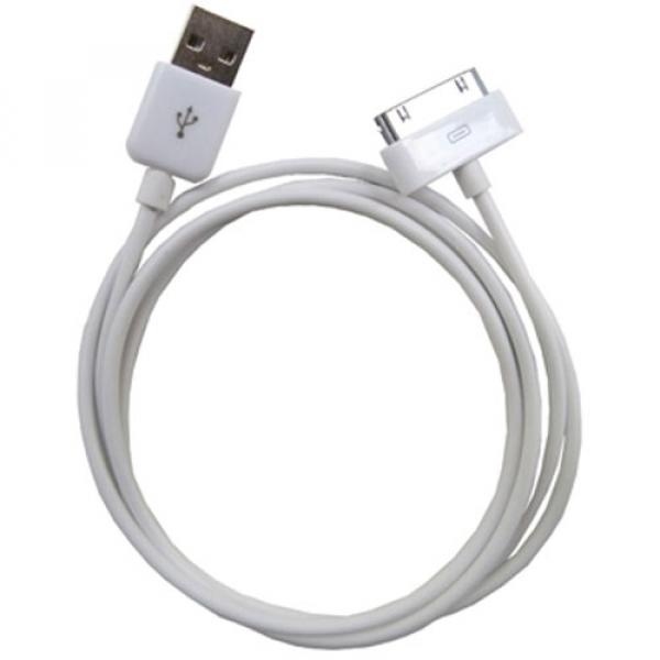 (1m) USB A auf 30-Pin Ladekabel für Apple Geräte - Weiss
