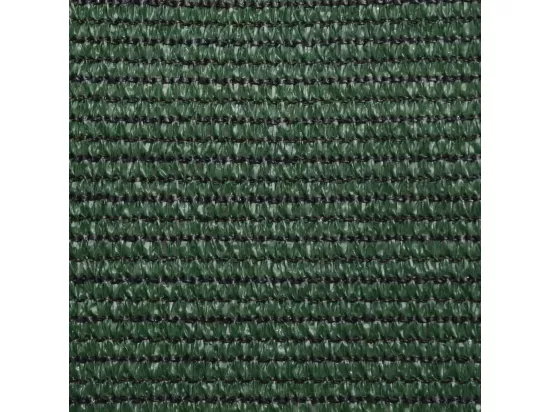 Voile d'ombrage 160 g/m² Vert foncé 6x7 m PEHD