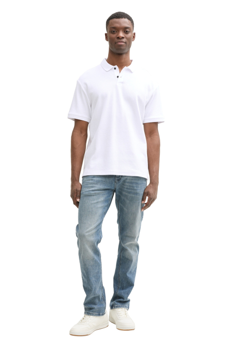 Tom Tailor witte heren polo