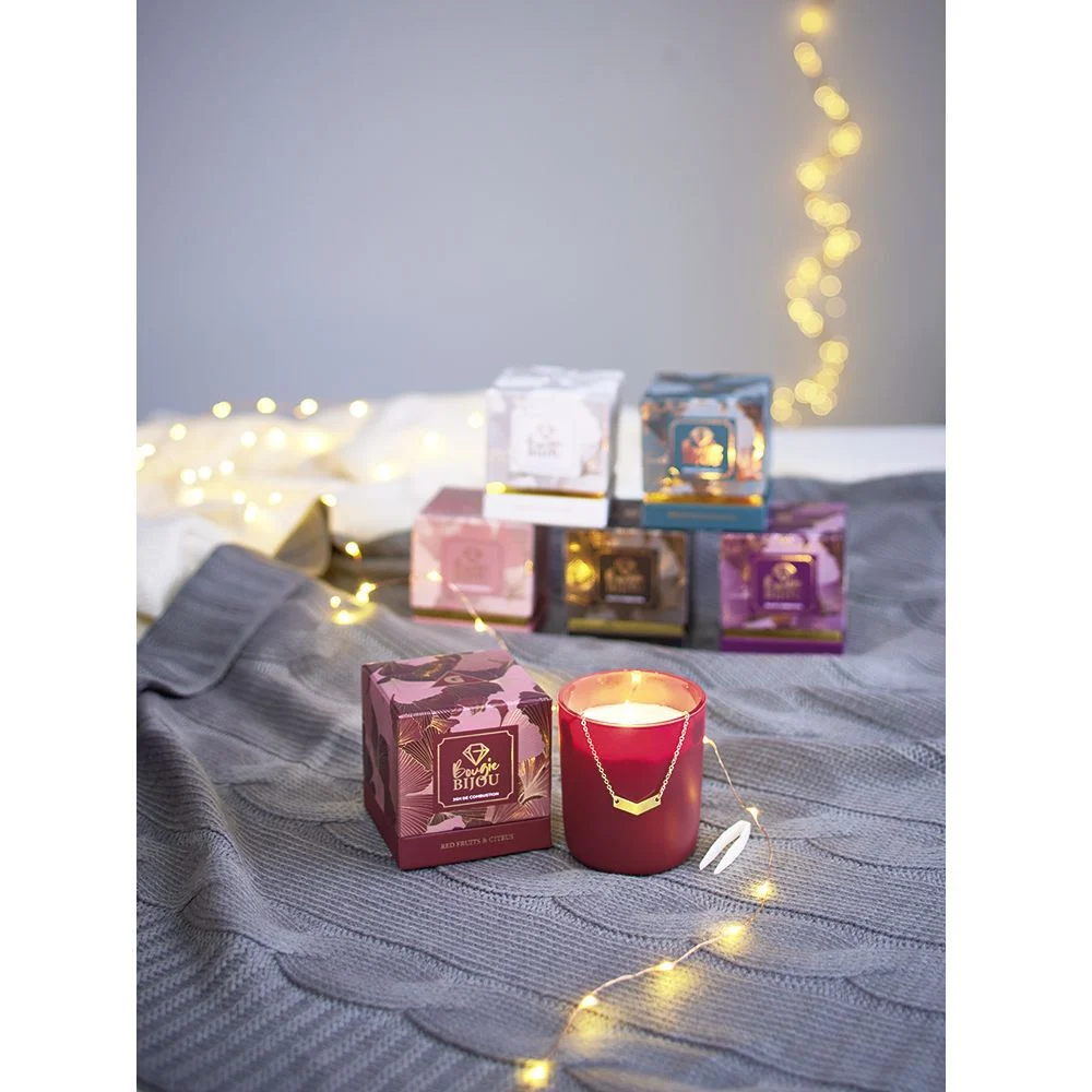 Coffret bougie bijou Collier