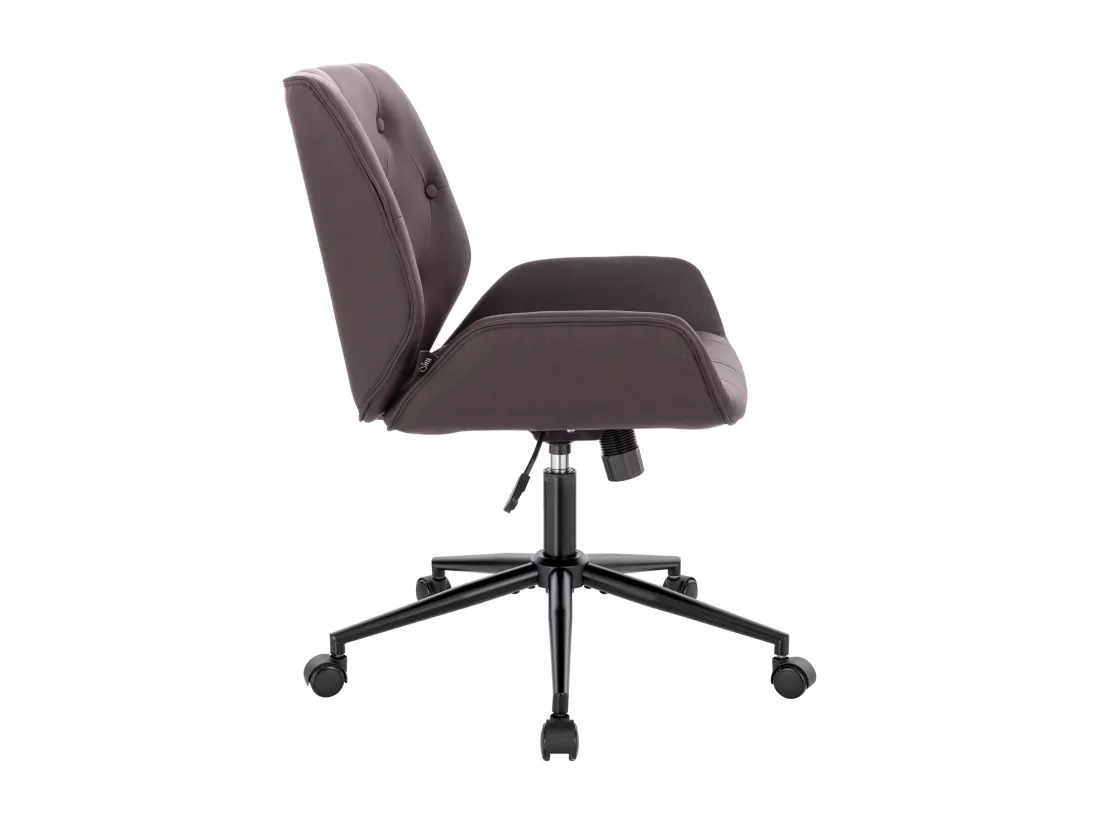 Chaise de bureau design vintage similicuir