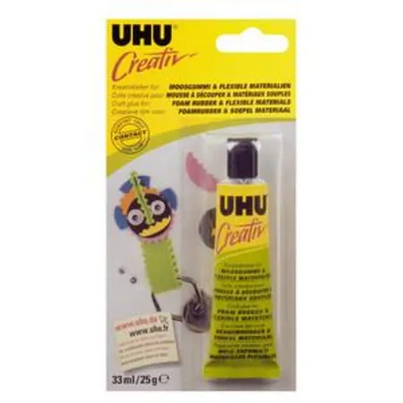 UHU Bastelkleber Moosgummi+flexible M. Tube 33ml Creativ'